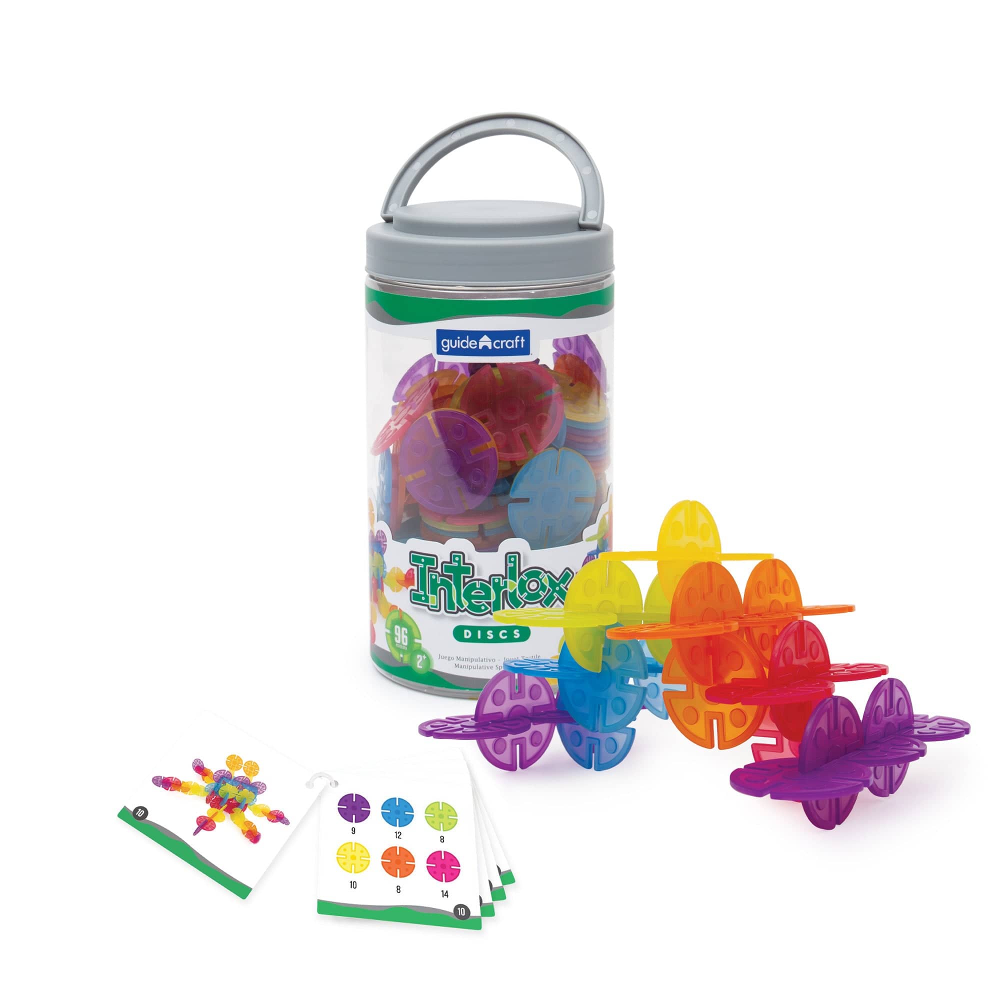 Guidecraft Interlox Discs - 96 pc. set