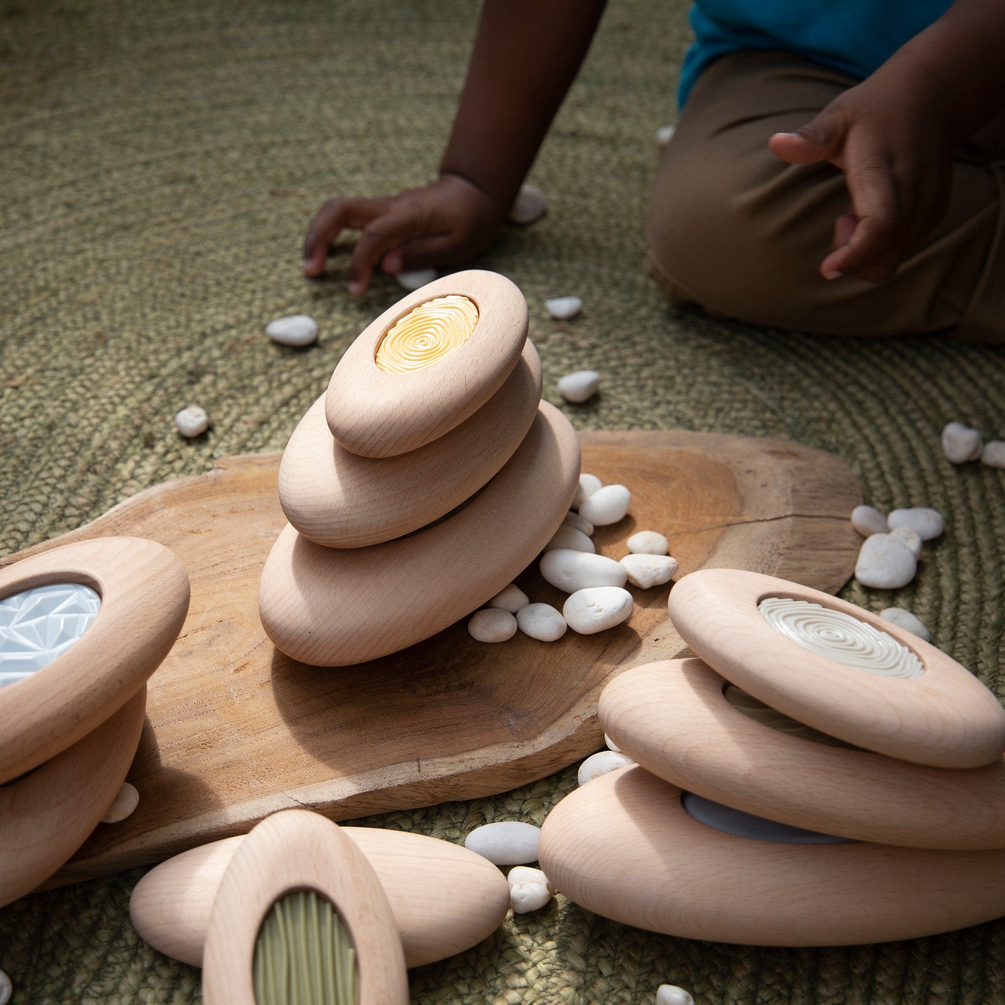 Guidecraft Jumbo Sensory River Stones
