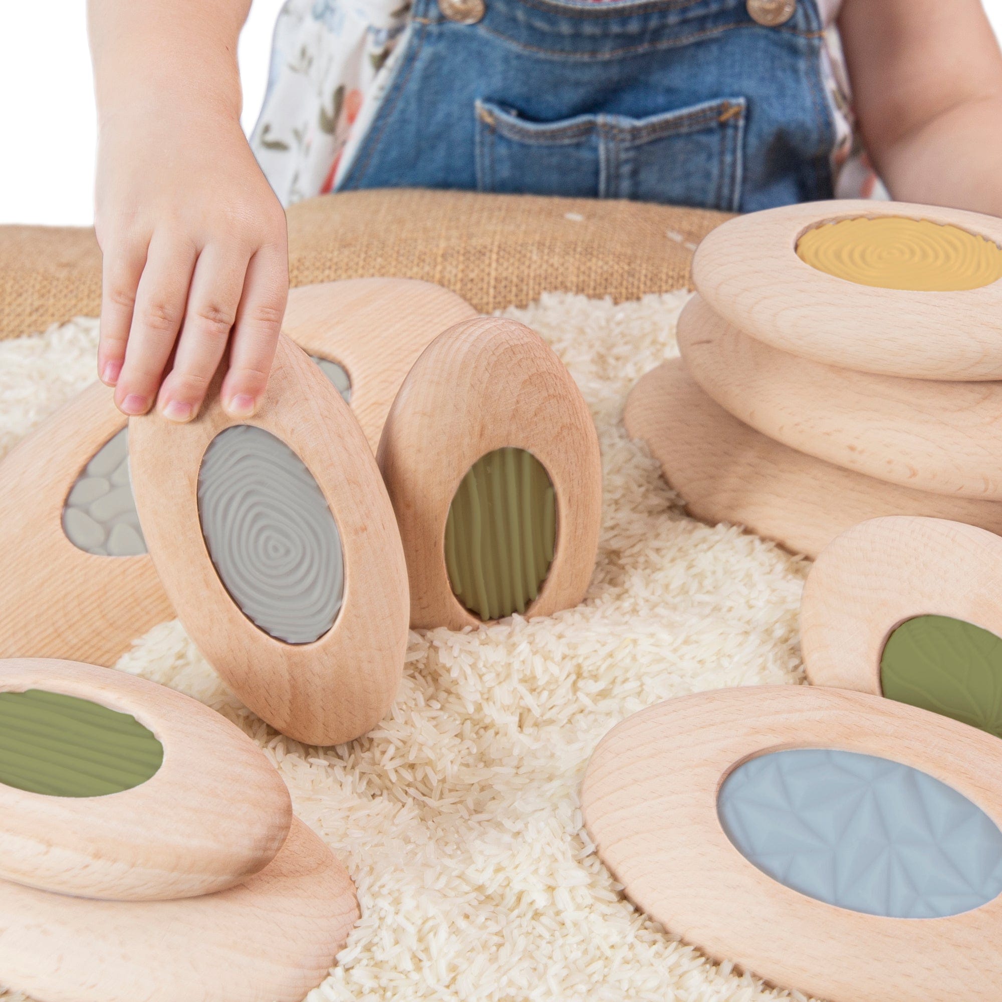 Guidecraft Jumbo Sensory River Stones