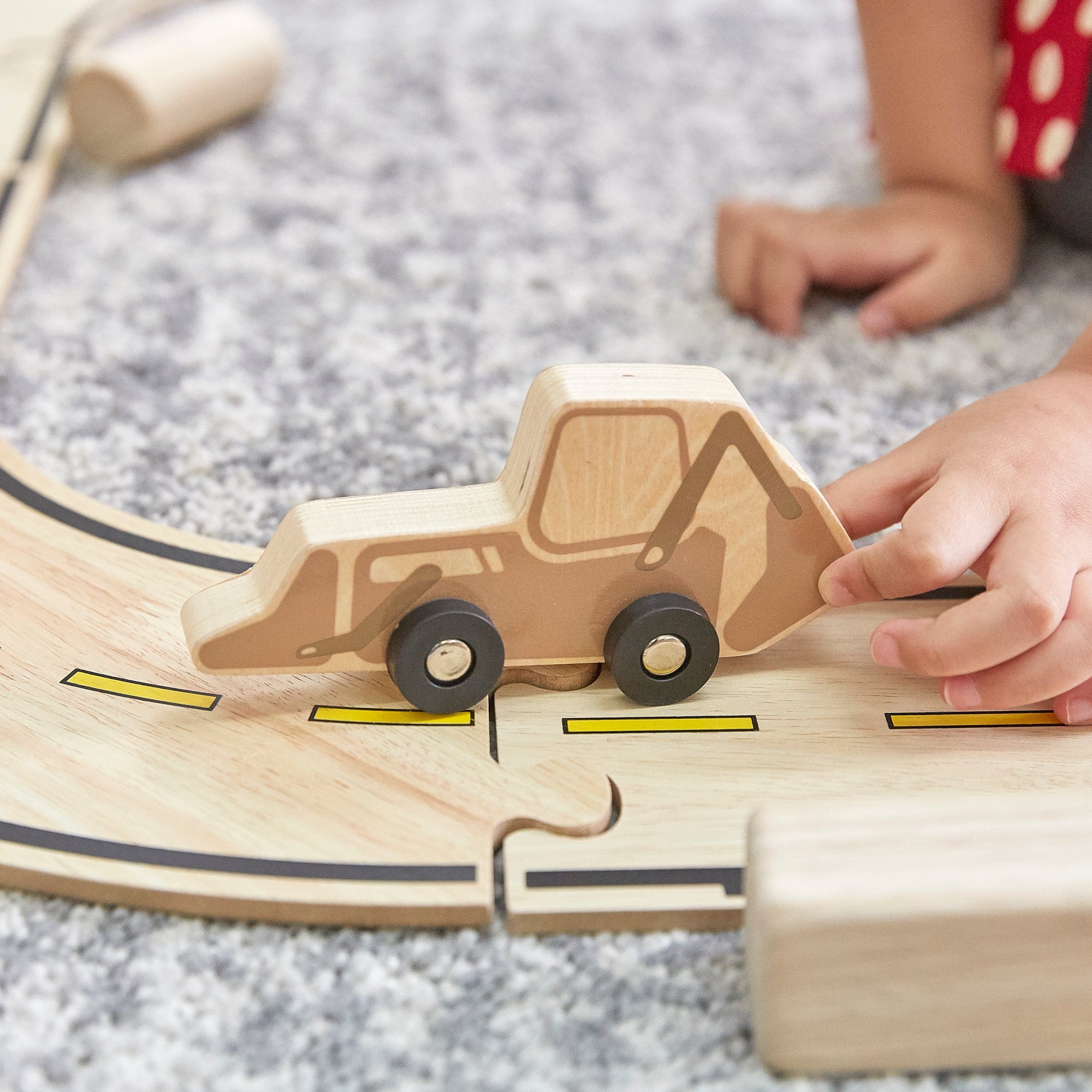 Guidecraft Mini Wooden Trucks - Set of 10