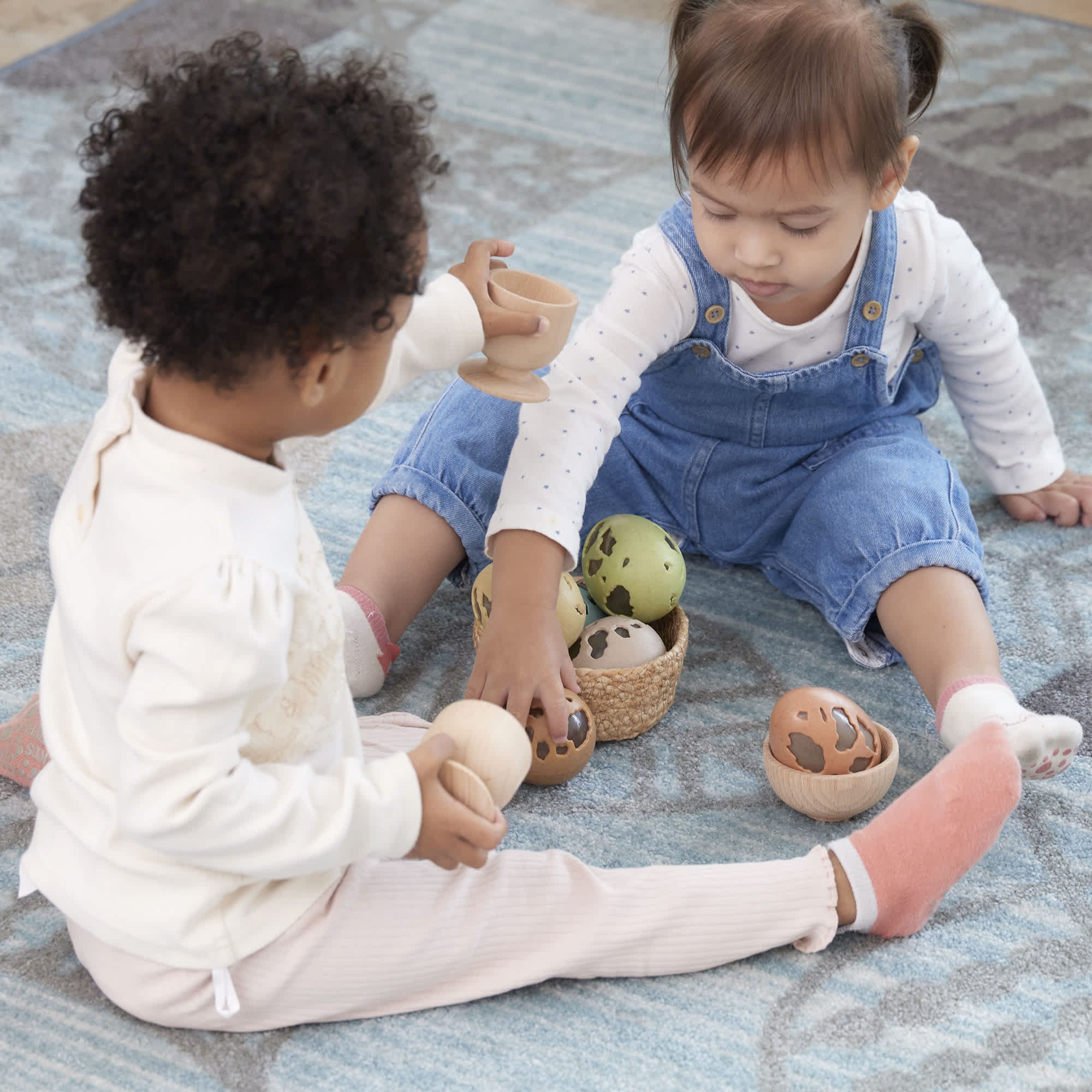 Guidecraft Sensory Egg Shakers - Set of 6