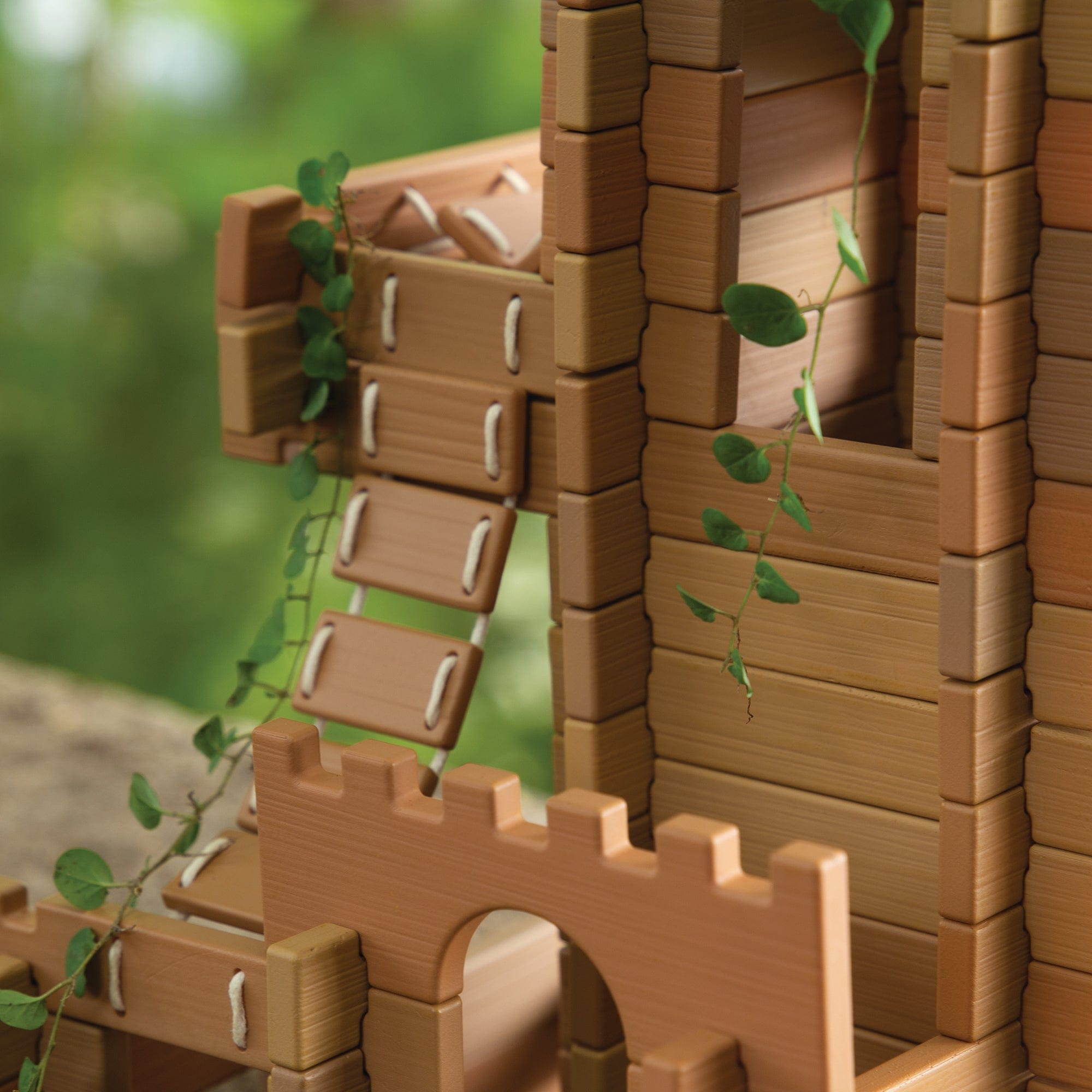 Guidecraft Tabletop Notch Blocks - Western 129 pc. Set