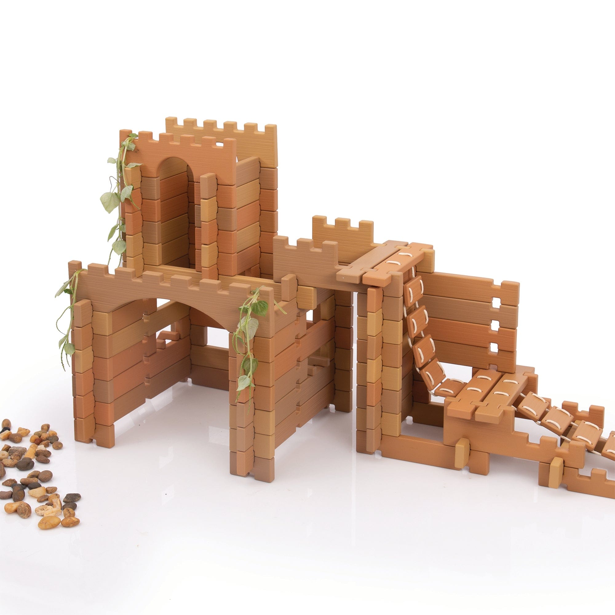 Guidecraft Tabletop Notch Blocks - Western 129 pc. Set