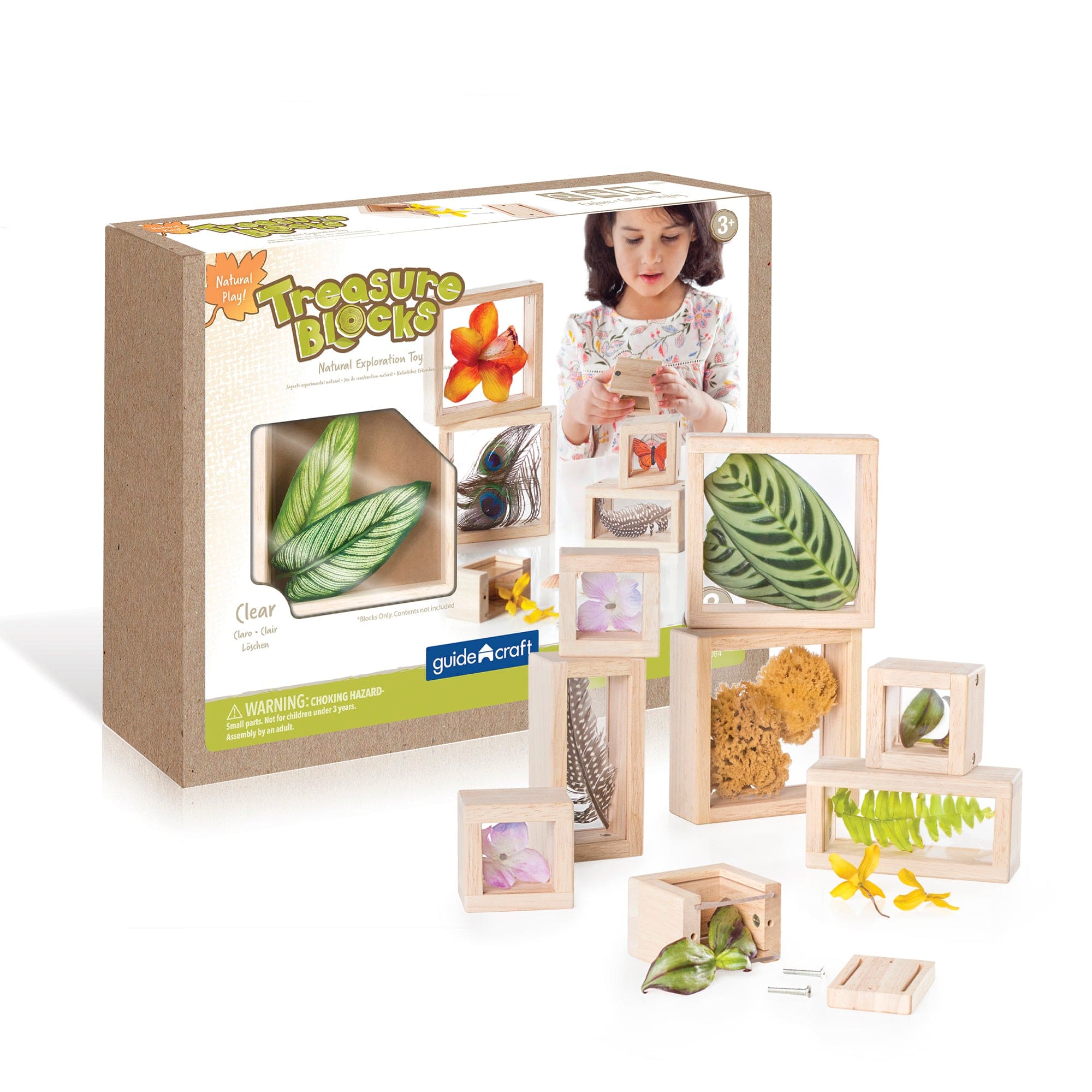 Guidecraft Treasure Blocks - Clear