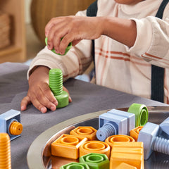 Guidecraft Twisty Tools - Nuts and Bolts Set - 84 pieces
