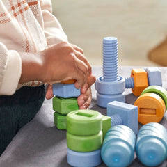 Guidecraft Twisty Tools - Nuts and Bolts Set - 84 pieces