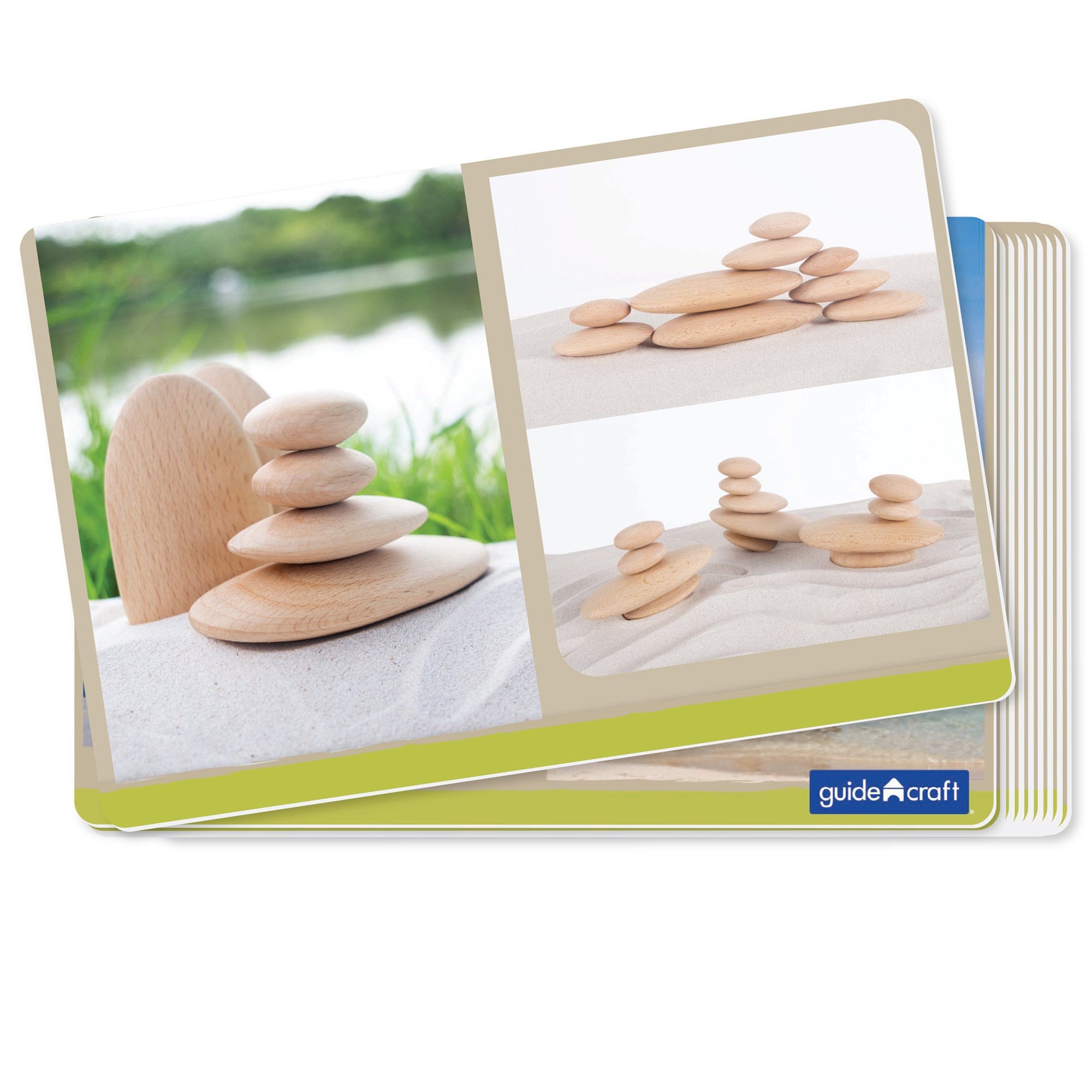 Guidecraft Wood Stackers River Stones