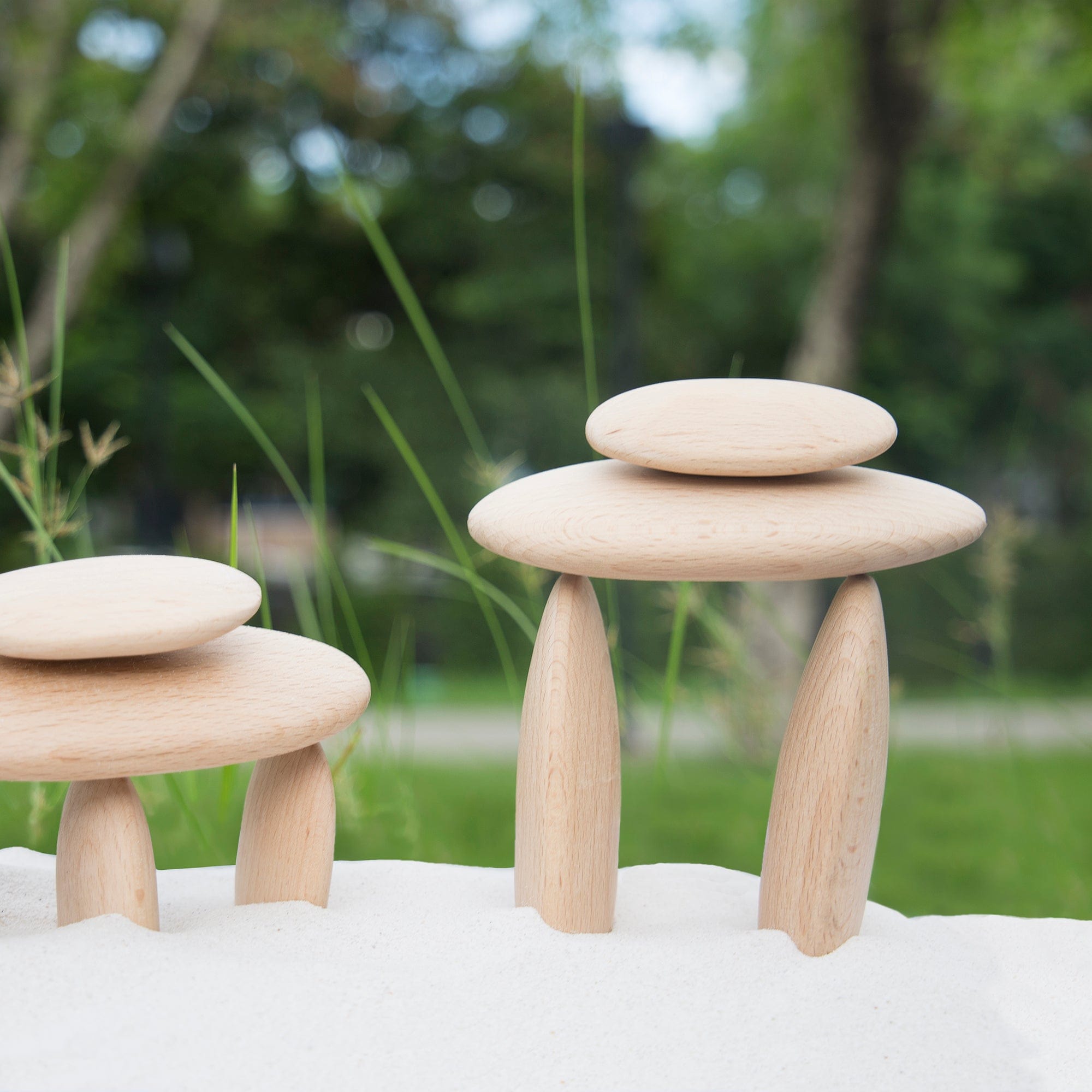 Guidecraft Wood Stackers River Stones