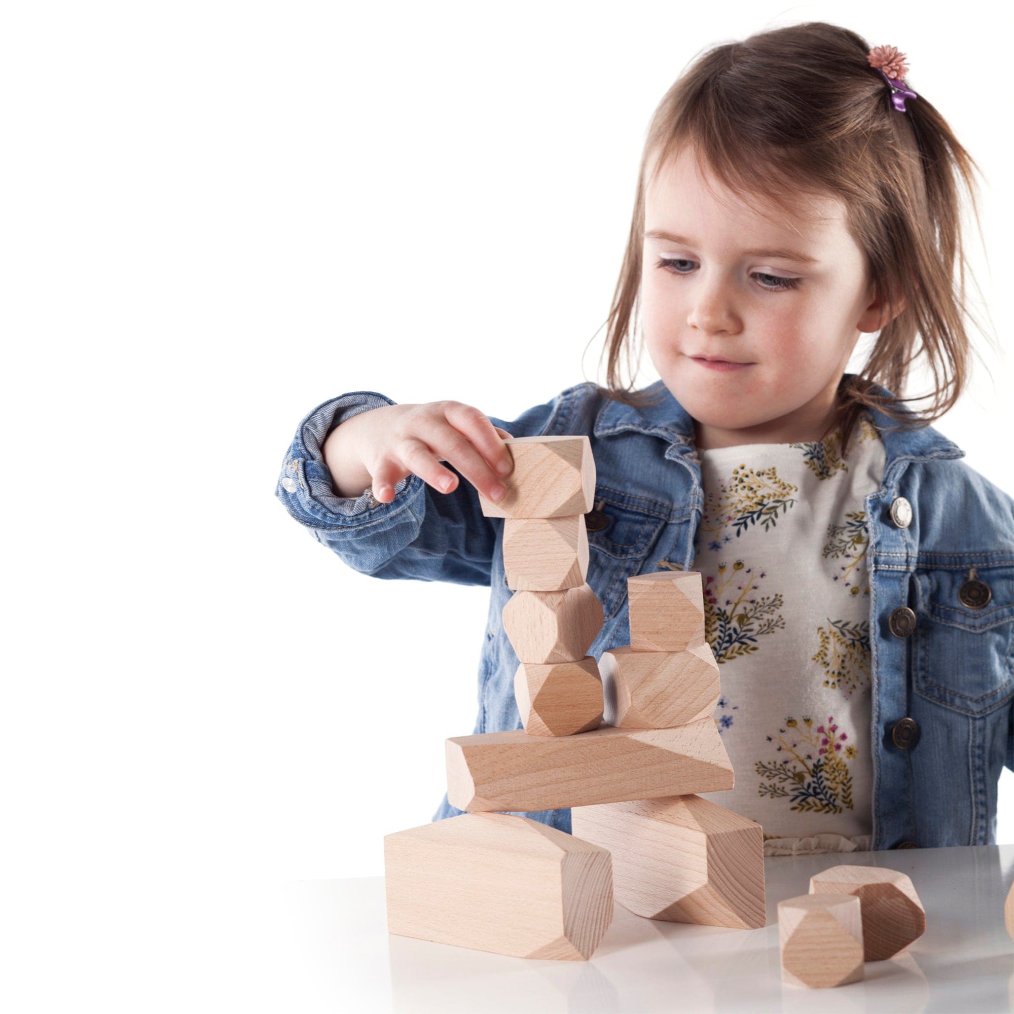 Guidecraft Wood Stackers Standing Stones