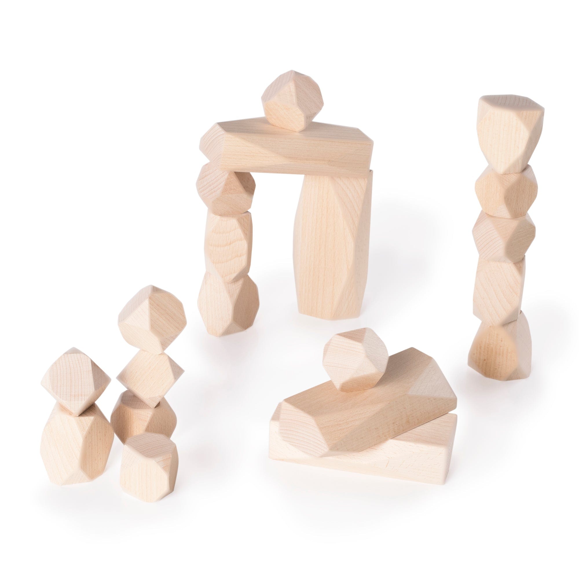 Guidecraft Wood Stackers Standing Stones