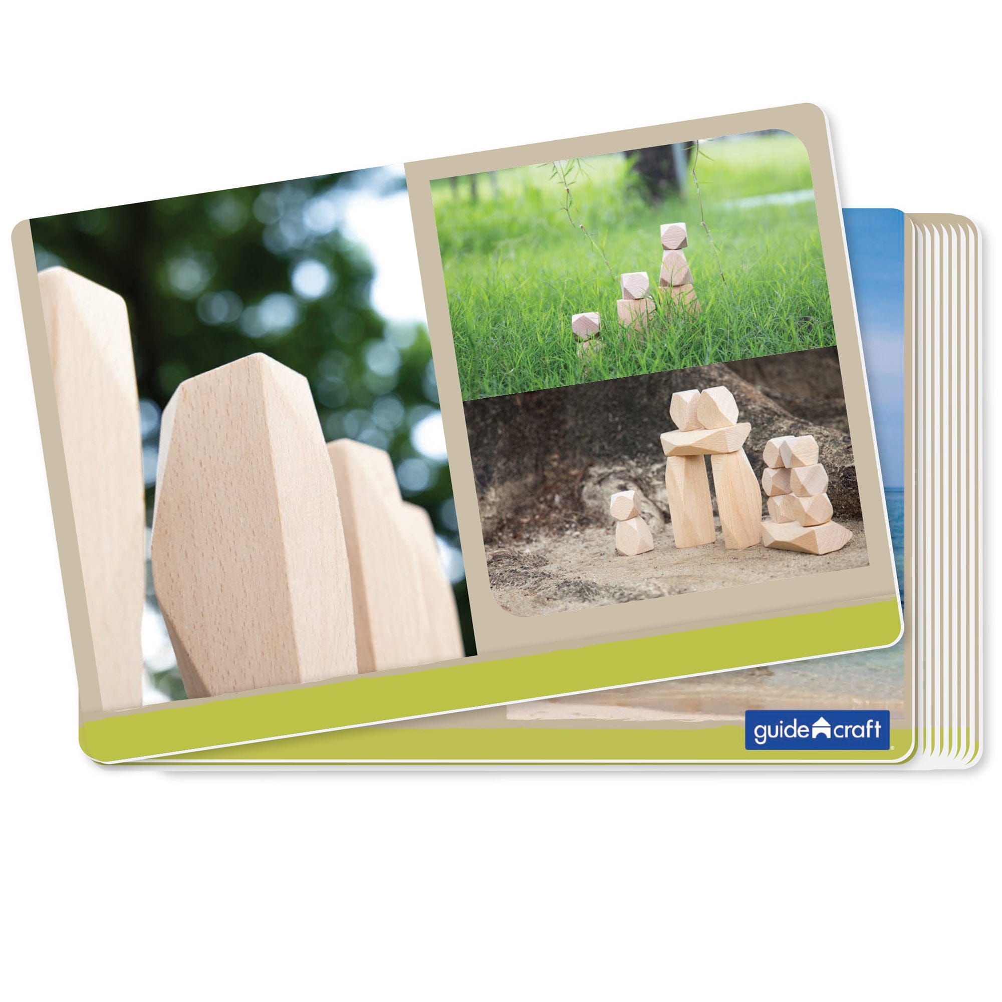 Guidecraft Wood Stackers Standing Stones