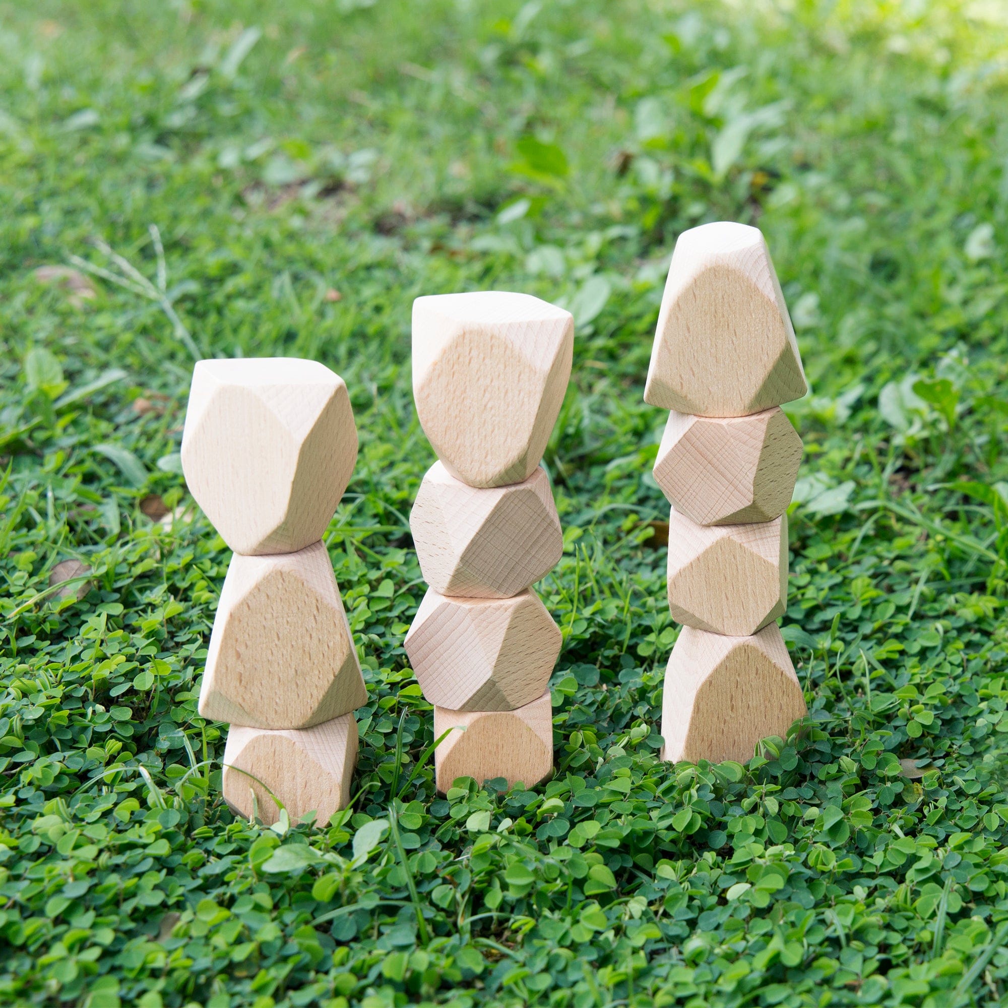 Guidecraft Wood Stackers Standing Stones