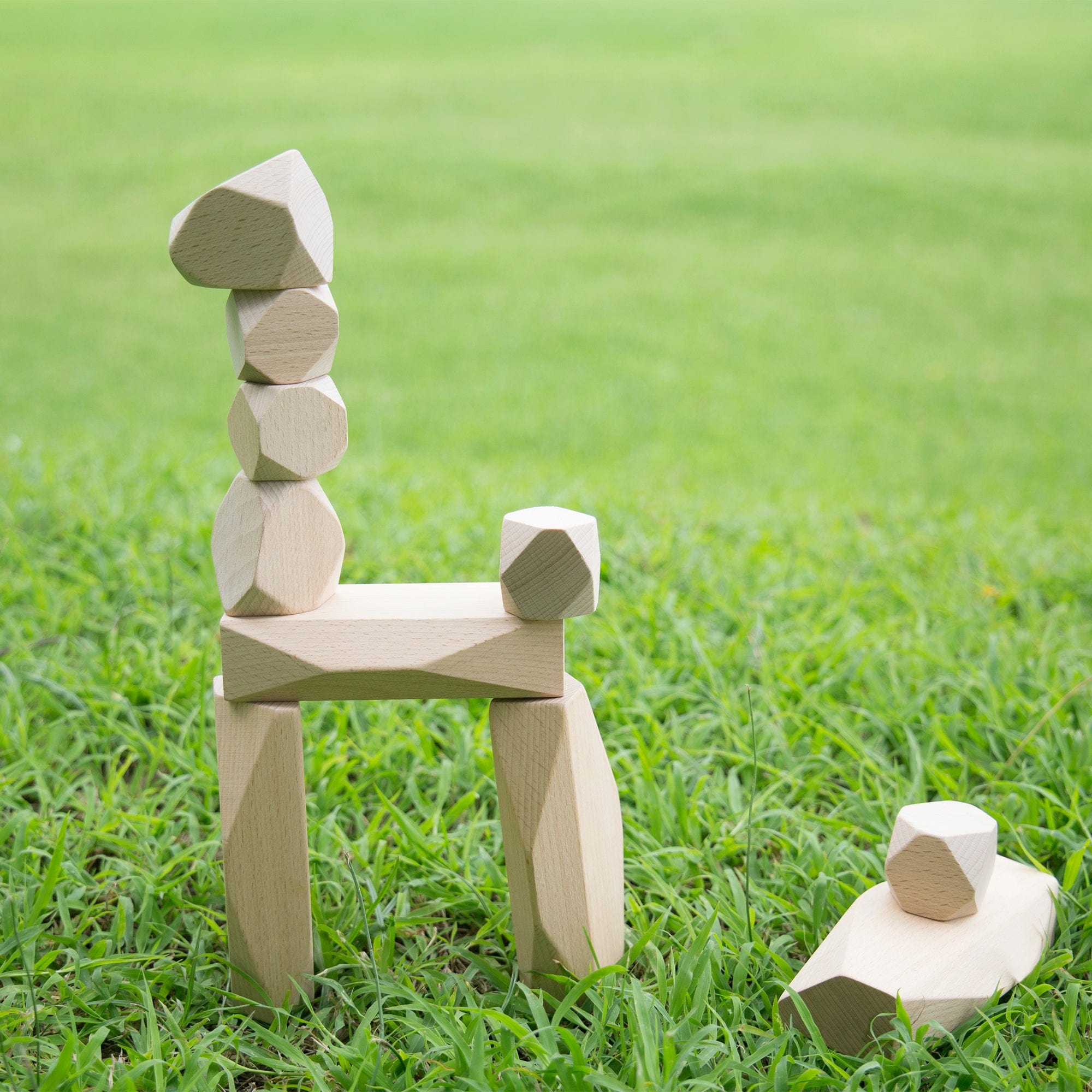 Guidecraft Wood Stackers Standing Stones