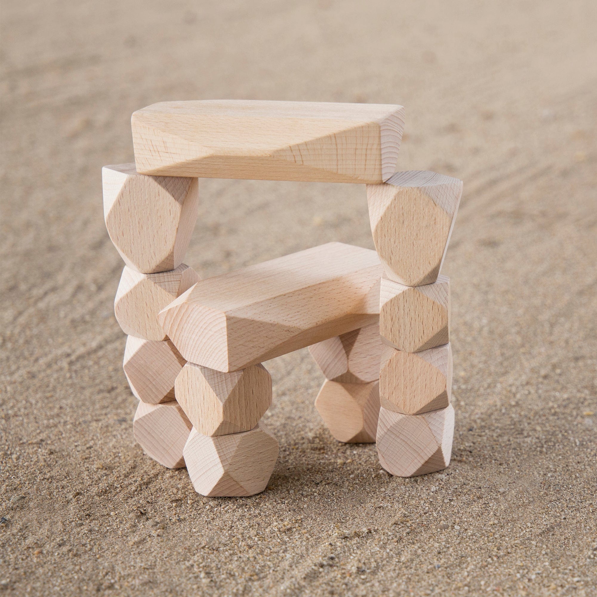 Guidecraft Wood Stackers Standing Stones