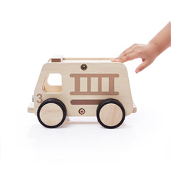Guidecraft Wooden Fire Truck