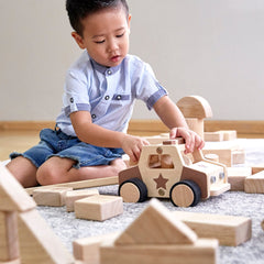 Guidecraft Wooden Police Car