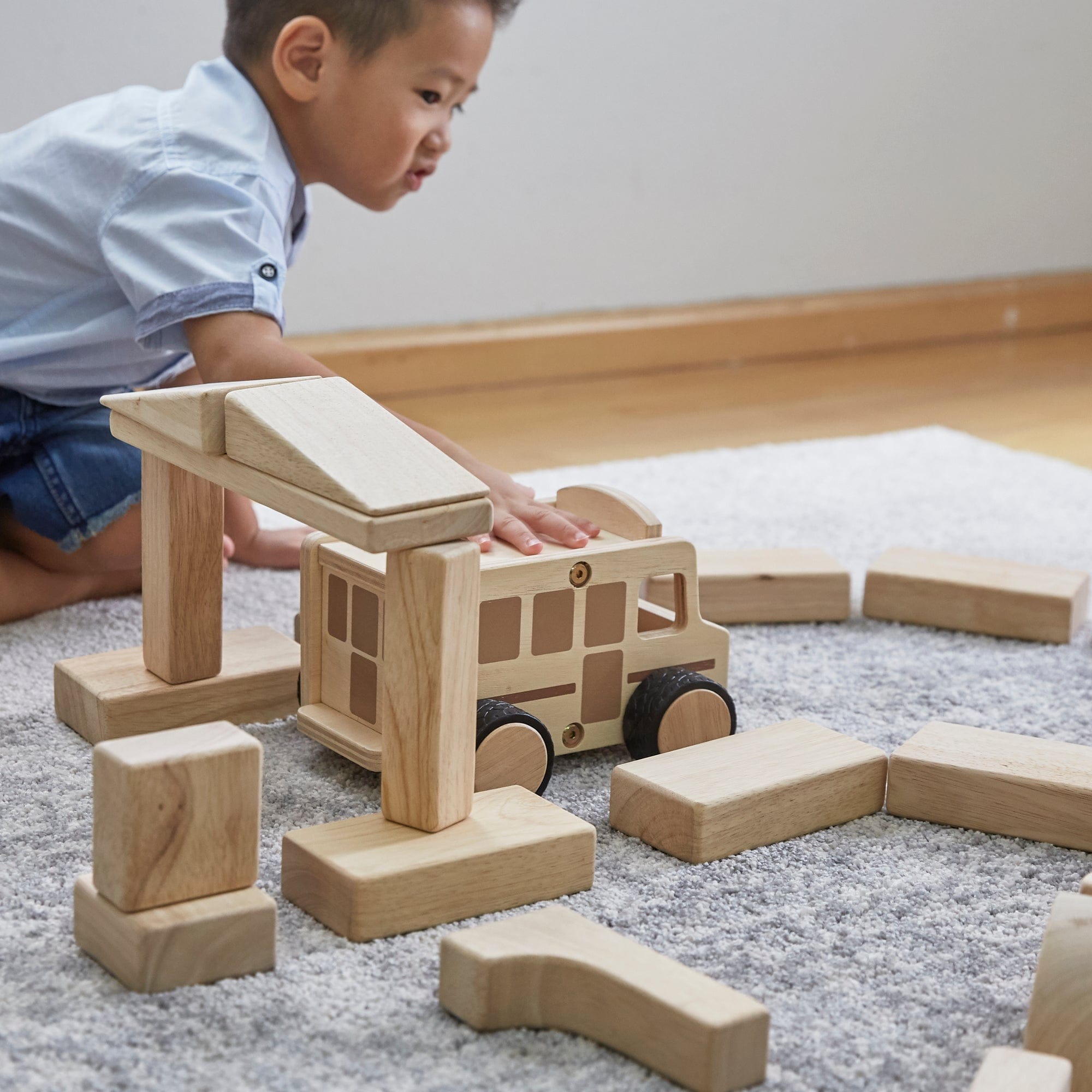 Guidecraft Wooden School Bus