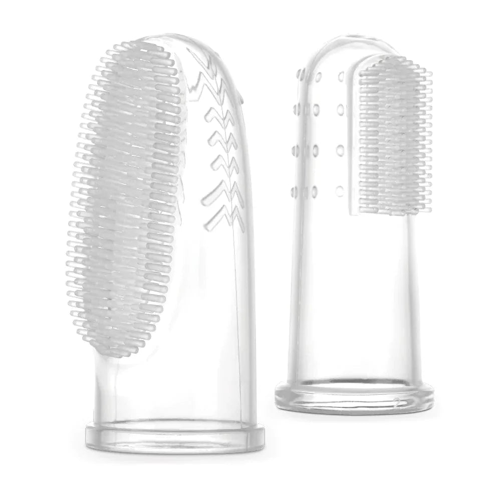 HAAKAA Silicone Finger Toothbrush set 2pcs (S&L)