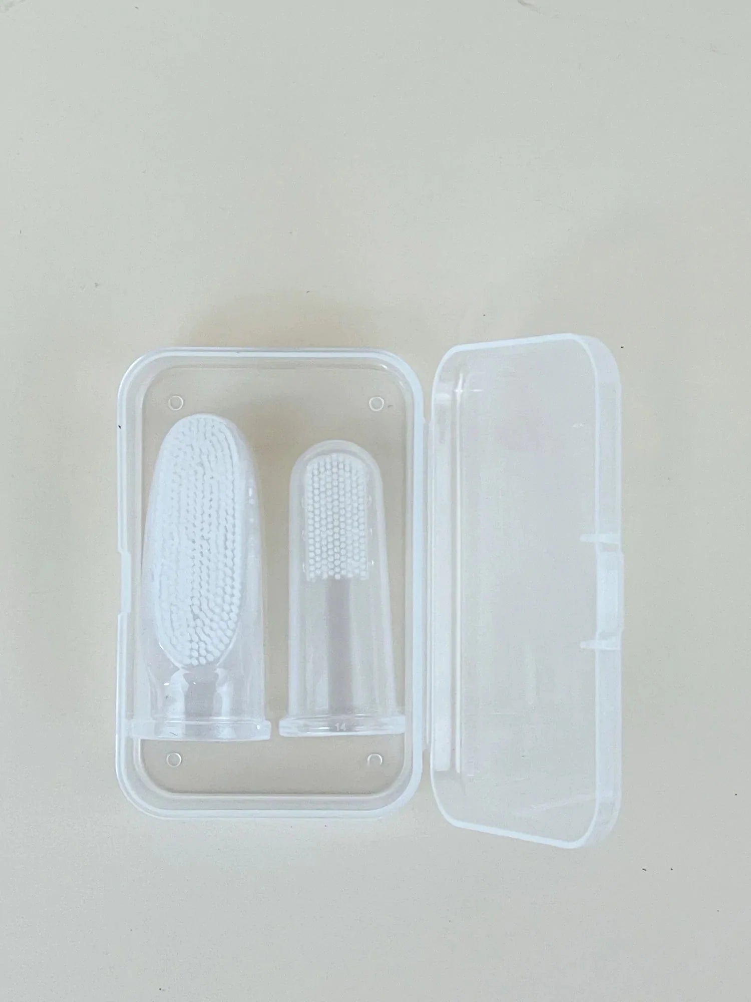 HAAKAA Silicone Finger Toothbrush set 2pcs (S&L)