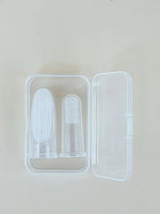 HAAKAA Silicone Finger Toothbrush set 2pcs (S&L)