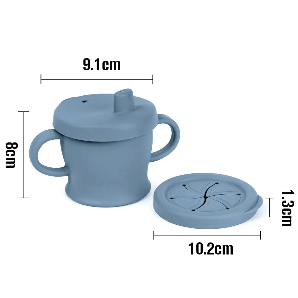 HAAKAA Silicone Sip-N-Snack Cup (250ml)