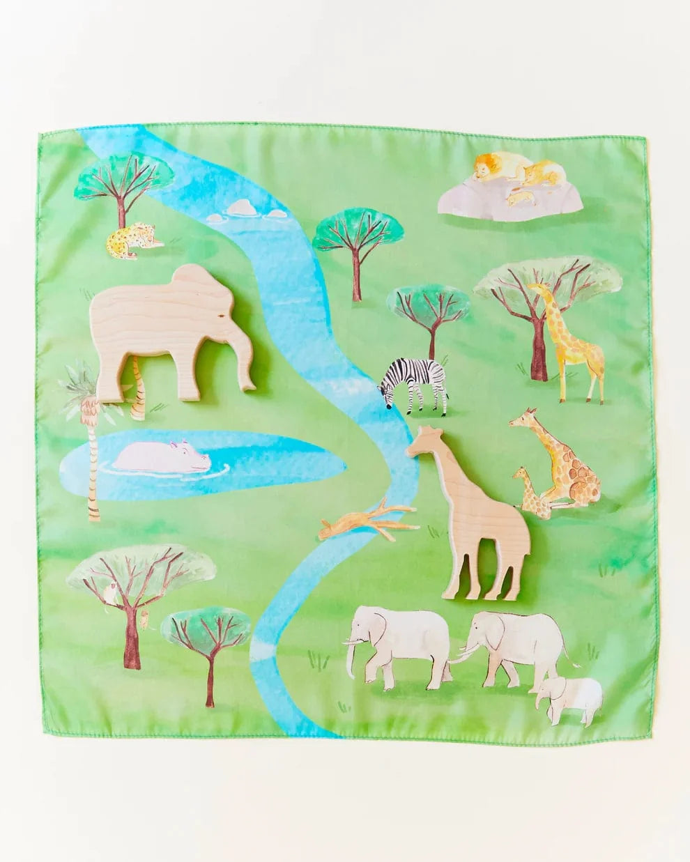 Sarah's Silks Large Wooden Elephant