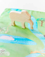 Sarah's Silks Large Wooden Elephant