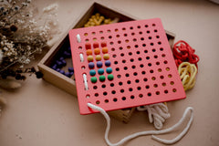 QToys Froebel Peg and Lacing Board