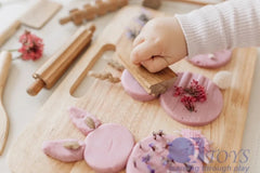QToys Wooden Playdough Kit