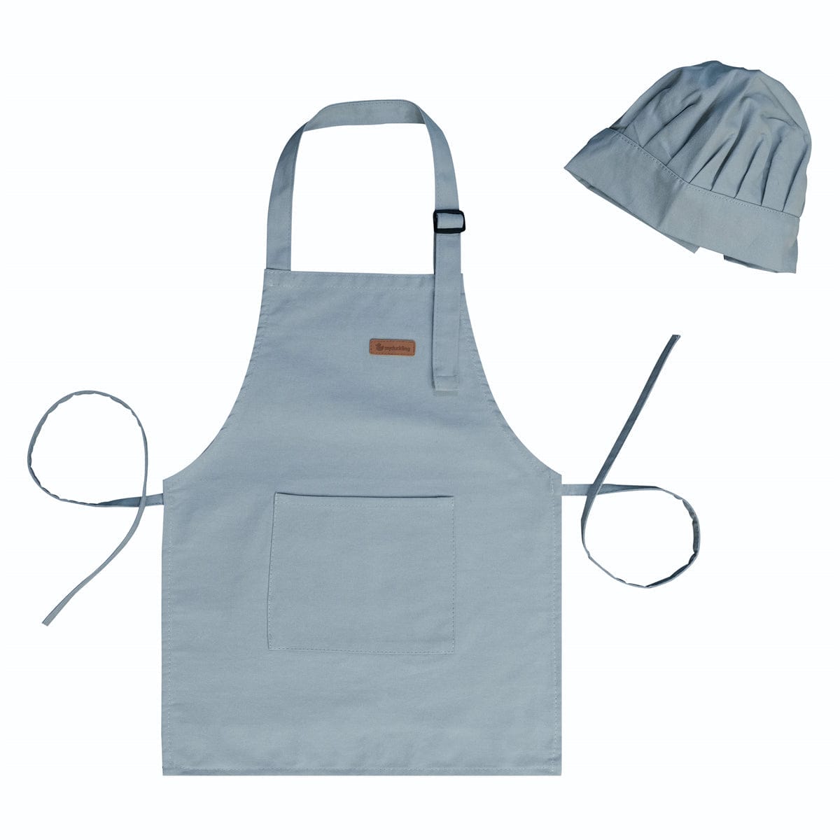 myduckling Kids Chef Apron & Hat Set - Blue