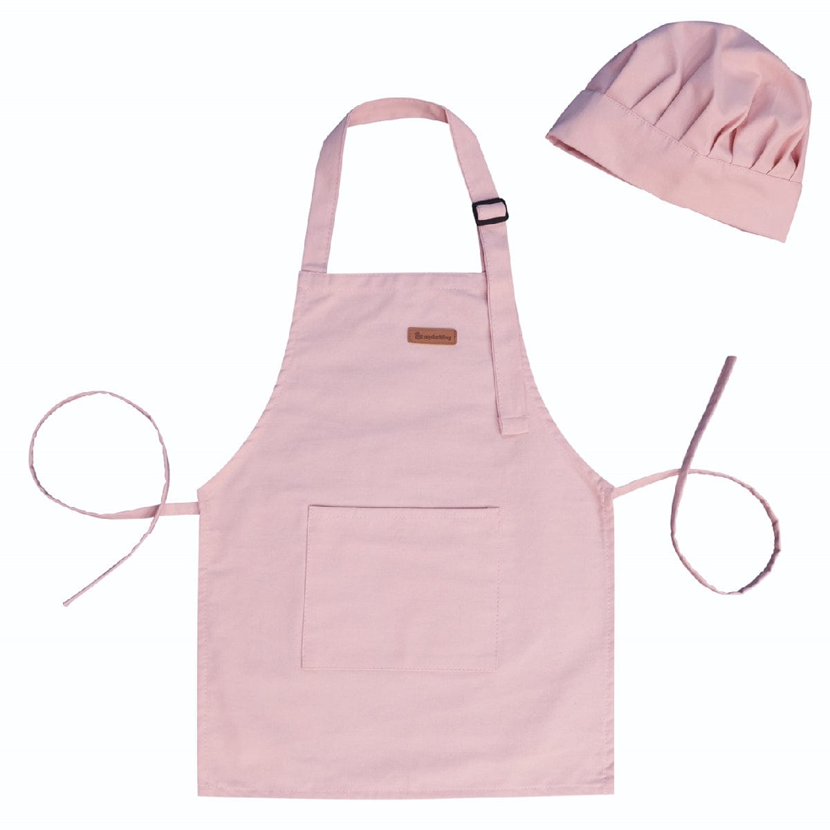 myduckling Kids Chef Apron & Hat Set - Pink