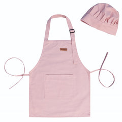 myduckling Kids Chef Apron & Hat Set - Pink