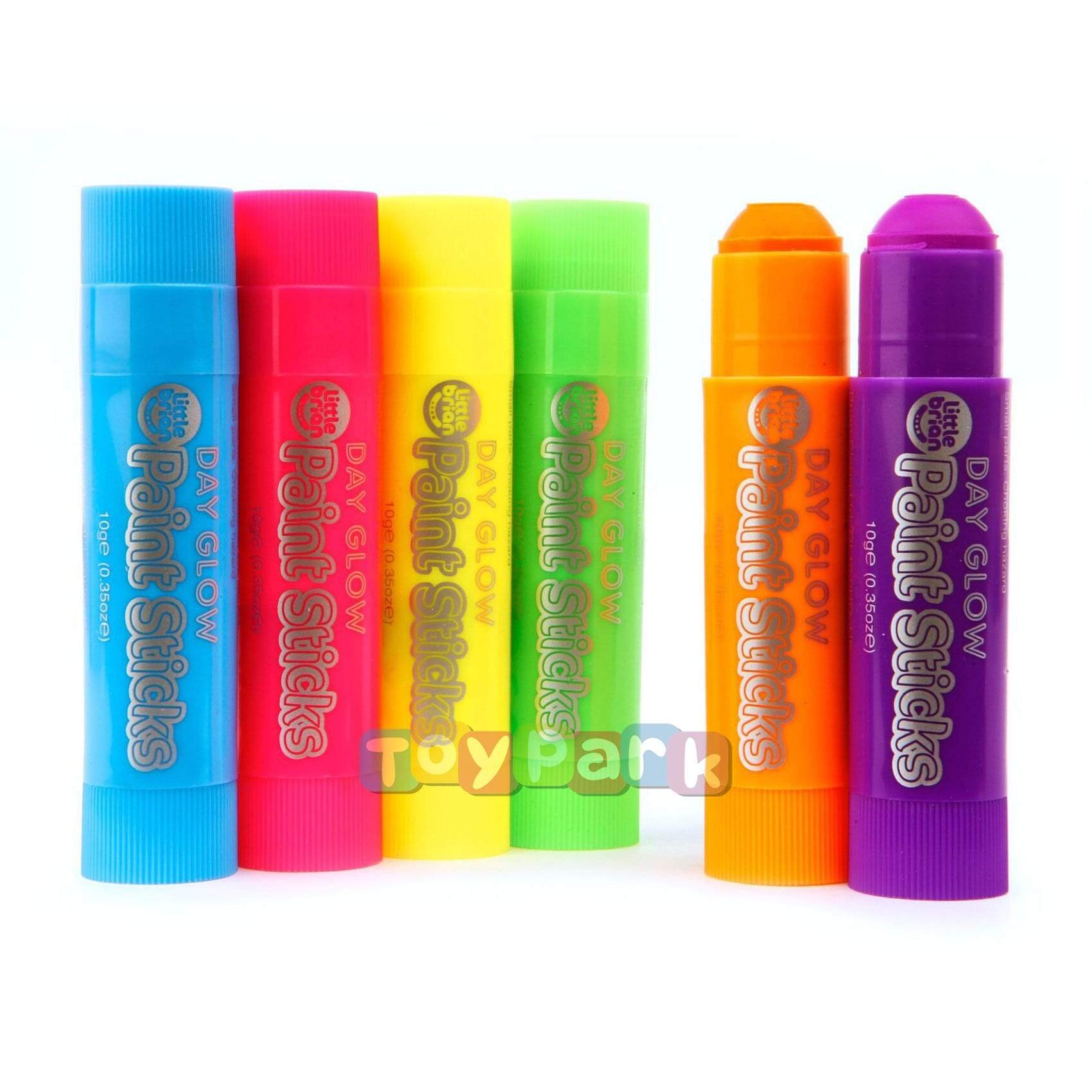 Little Brian Paint Sticks - Day Glow 6 pk