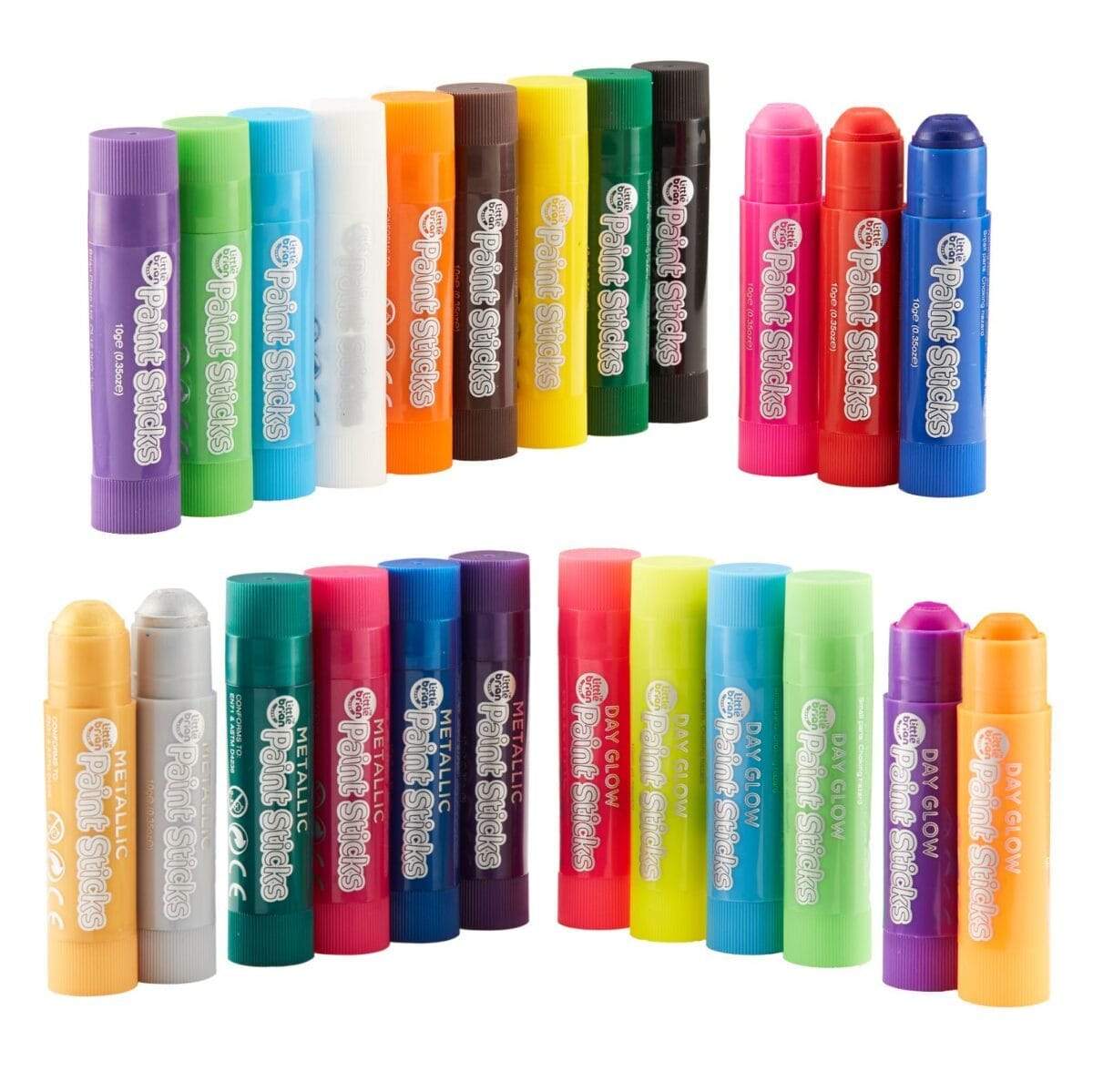 Little Brian Paint Sticks - Assorted 24 pk