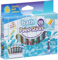 Little Brian Bath Paint Sticks 6 pk