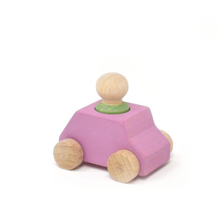 Lubulona Car Pink With Mint Figure