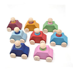 Lubulona Cars With Figures, 8 Pack