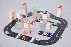 Lubulona Car Turquoise Sky Blue With Red Figure