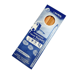 Lyra Pencils Color Giants 4-Color Hexagonal Box of 12