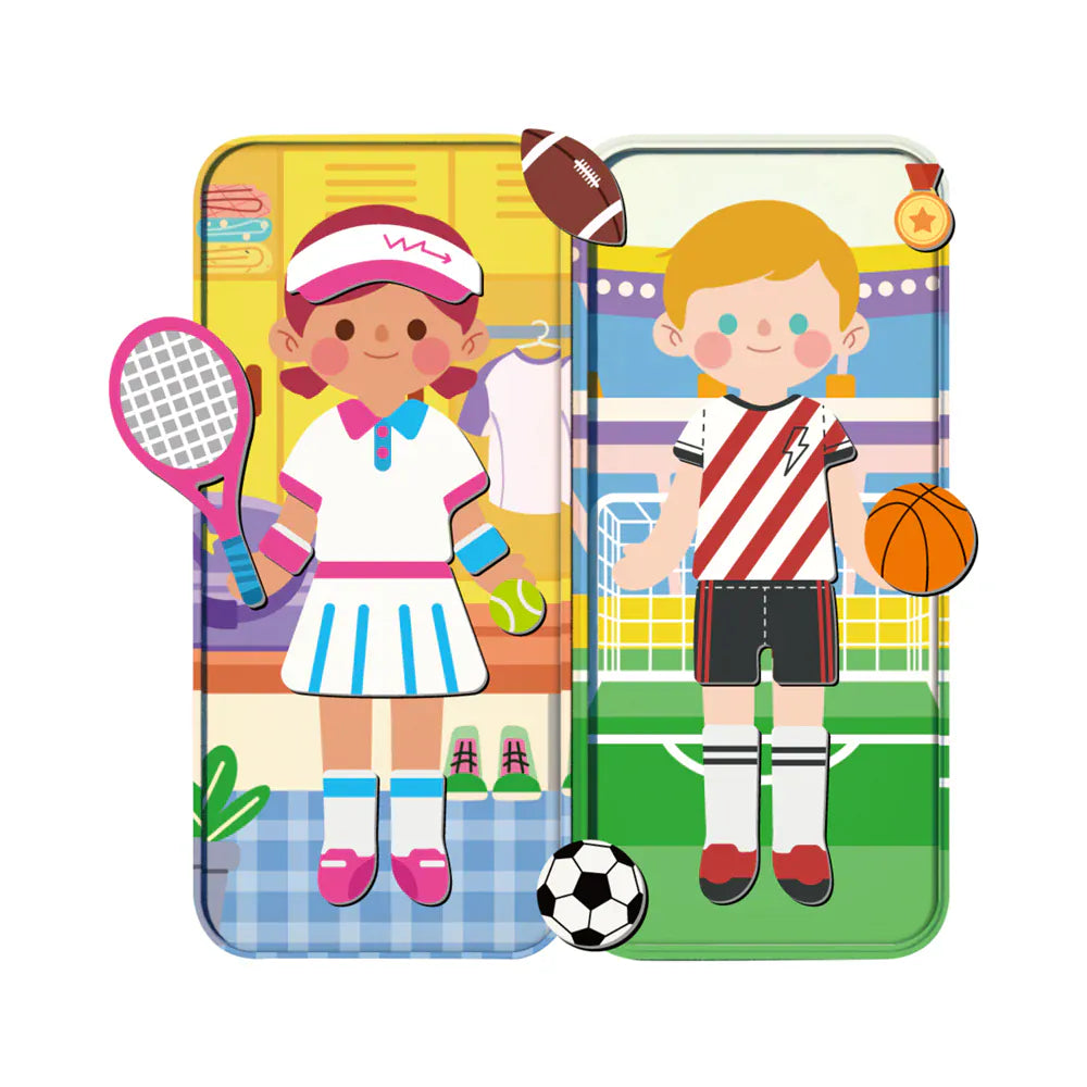 mierEdu Travel Magnetic Box - Sports Stars