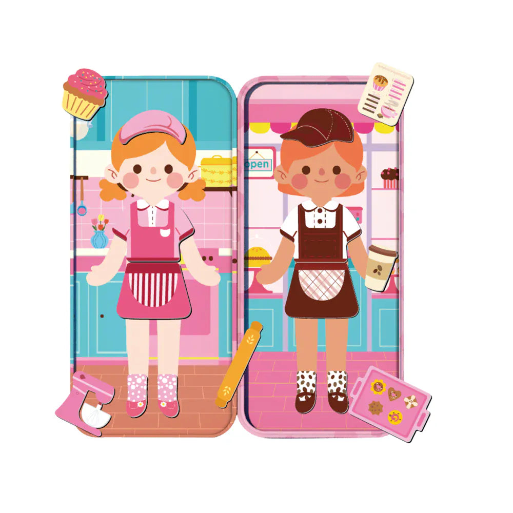 mierEdu Travel Magnetic Box - Sweet Café Chefs