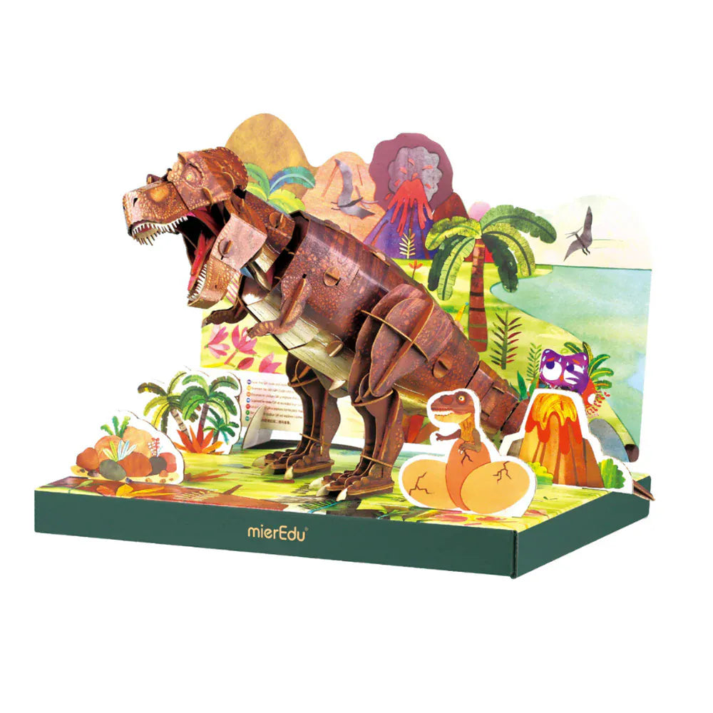 mierEdu Adjustable 3D Puzzle - Tyrannosaurus Rex Deluxe