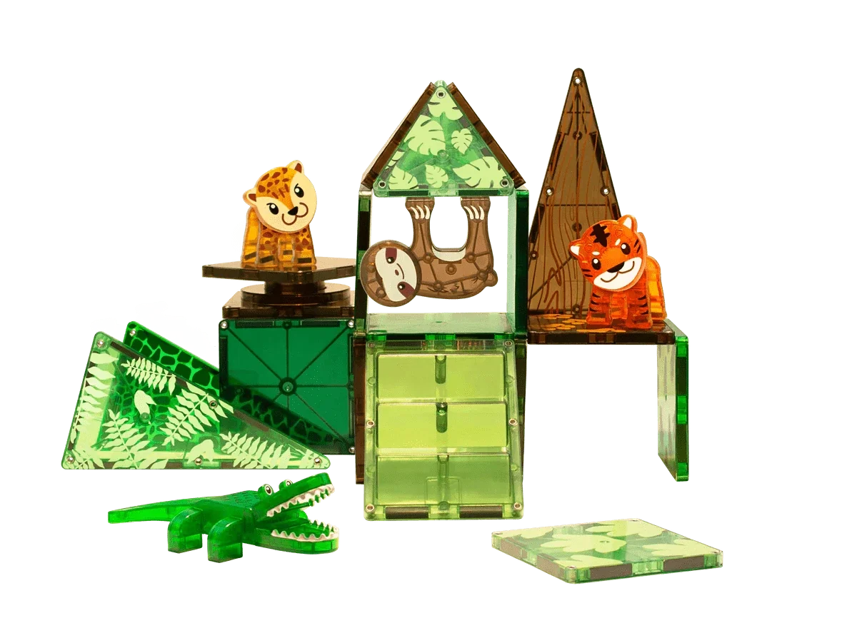 MAGNA-TILES - Jungle Animals - 25 Piece Set