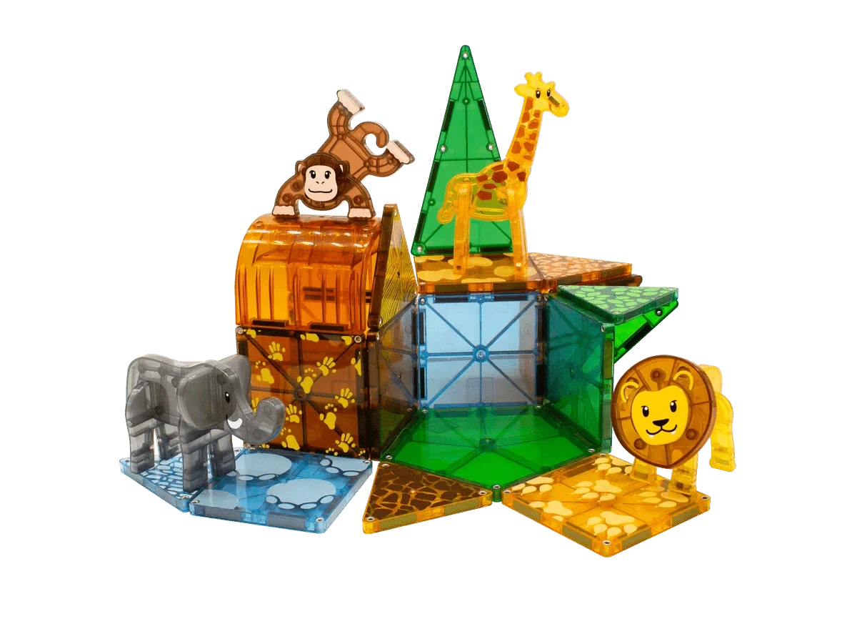 MAGNA-TILES - Safari Animals - 25 Piece Set