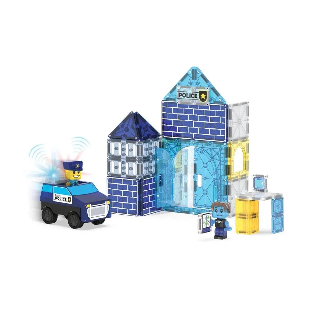 MAGNA-TILES - Police Station - 35  Piece