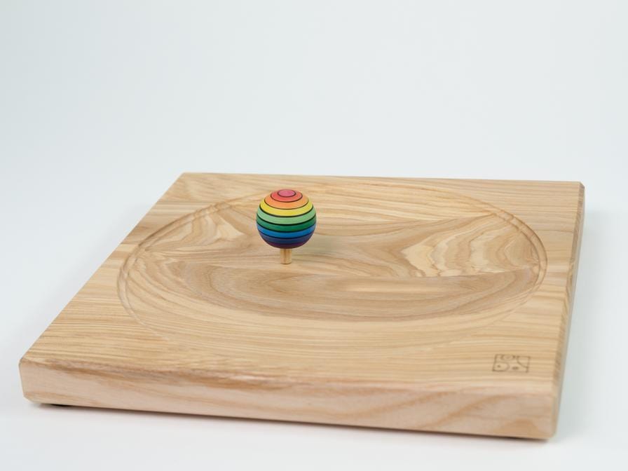 Mader Wooden Plate for Spinning Tops 25cm