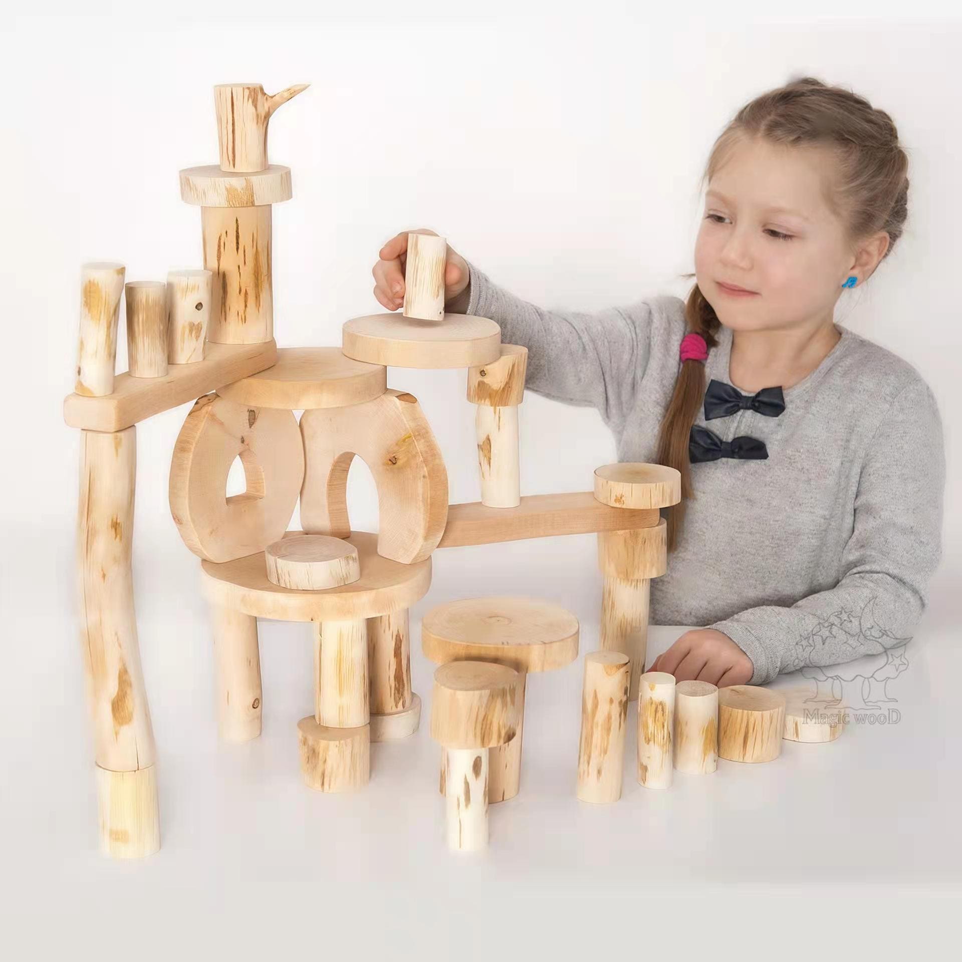 Magic Wood Ecoblocks - barkless 36