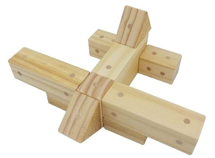 Freckled Frog Magnetic Wooden Blocks