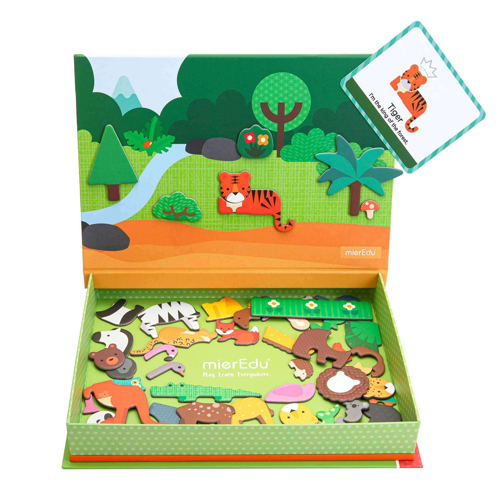 mierEdu Magnetic Art Case - Animal World