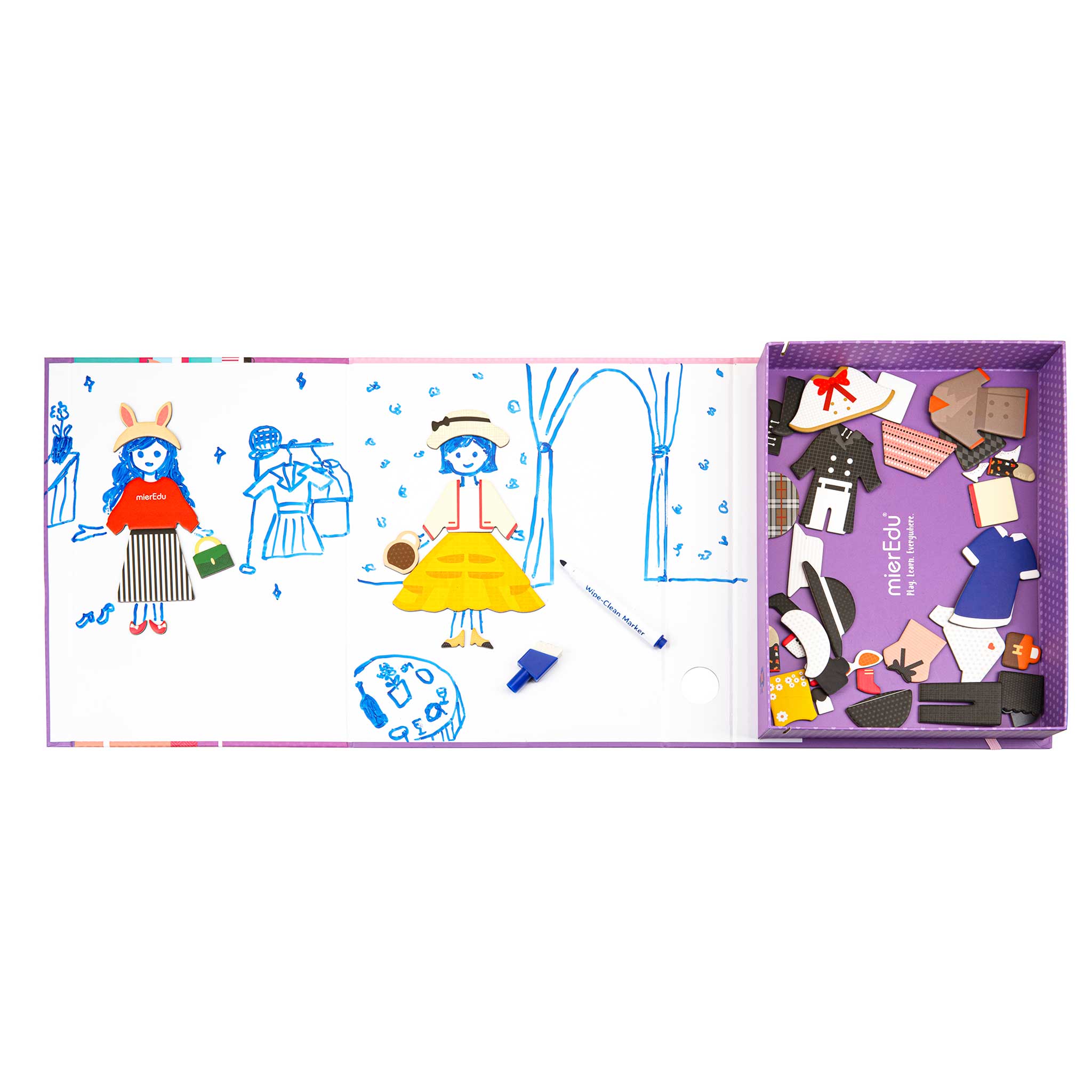 mierEdu Magnetic Art Case - Dress Up